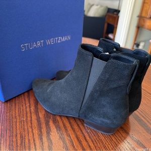 Stuart Weitzman Black Suede Boots.